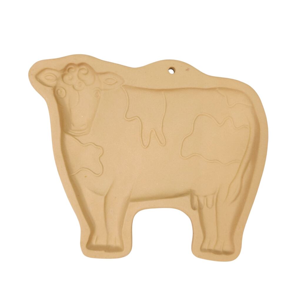 Vintage Brown Bag Cookie Art Shortbread Mold Cow 1986